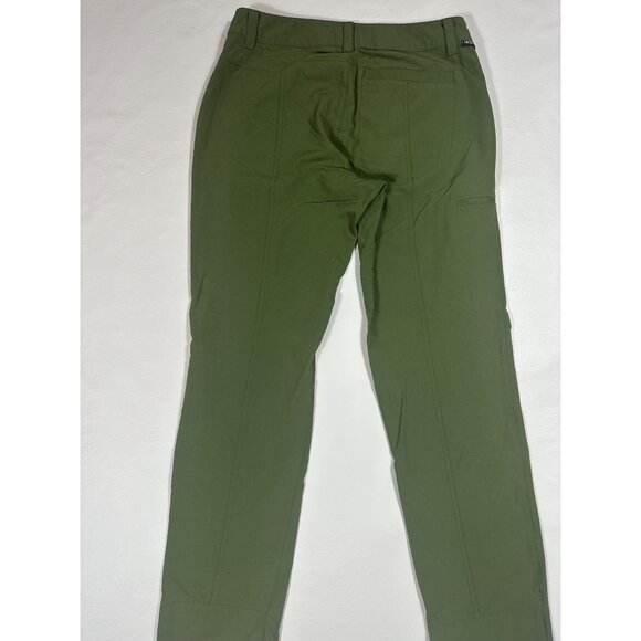 Eastern Mountain Sports Pants women's Skinny Legs Green Stretch Nylon Size 6s - Picture 3 of 6